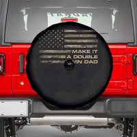 Twin Dad Spare Tire Cover Make It A Double Funny Fathers Day Camo American Flag