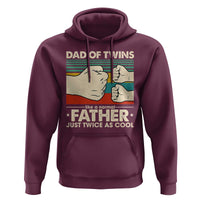 Retro Twin Dad Hoodie Like A Normal But Just Twice As Cool