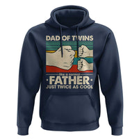 Retro Twin Dad Hoodie Like A Normal But Just Twice As Cool