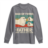 Retro Twin Dad Long Sleeve Shirt Like A Normal But Just Twice As Cool