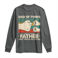 Retro Twin Dad Long Sleeve Shirt Like A Normal But Just Twice As Cool