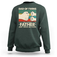 Retro Twin Dad Sweatshirt Like A Normal But Just Twice As Cool