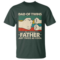 Retro Twin Dad T Shirt Like A Normal But Just Twice As Cool