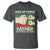 Retro Twin Dad T Shirt Like A Normal But Just Twice As Cool