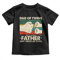 Retro Twin Dad Toddler T Shirt Like A Normal But Just Twice As Cool