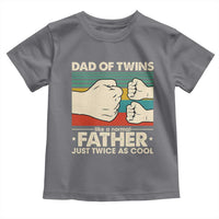 Retro Twin Dad Toddler T Shirt Like A Normal But Just Twice As Cool
