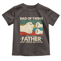 Retro Twin Dad Toddler T Shirt Like A Normal But Just Twice As Cool