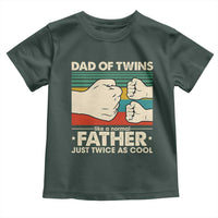 Retro Twin Dad Toddler T Shirt Like A Normal But Just Twice As Cool