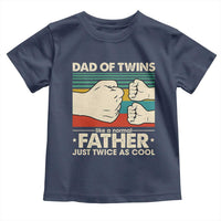 Retro Twin Dad Toddler T Shirt Like A Normal But Just Twice As Cool