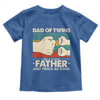 Retro Twin Dad Toddler T Shirt Like A Normal But Just Twice As Cool