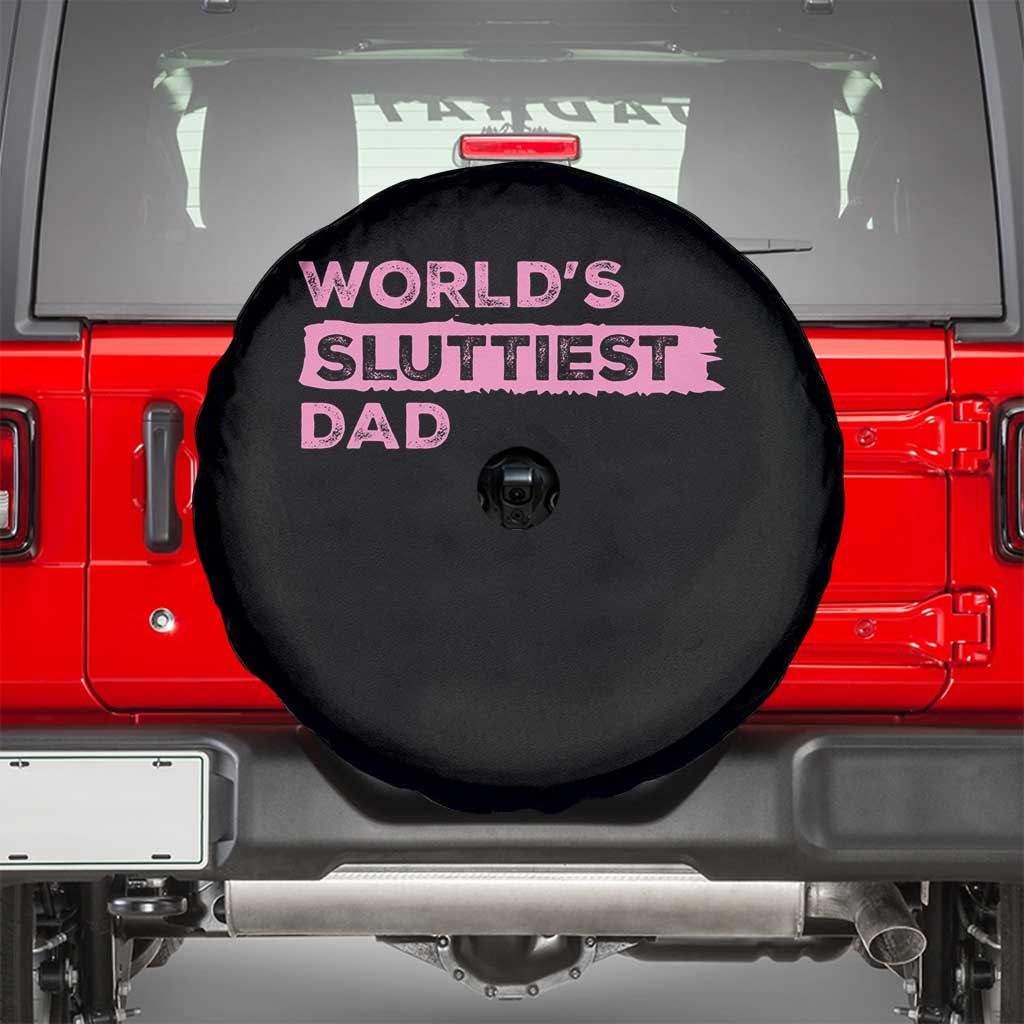 Worlds Sluttiest Dad Spare Tire Cover Funny Meme Joke