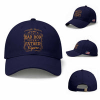 It's Not A Dad Bod It's A Father Figure Baseball Cap Fathers Day Funny Retro Vintage