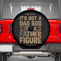 It's Not A Dad Bod It's A Father Figure Spare Tire Cover Funny Retro Vintage American Flag