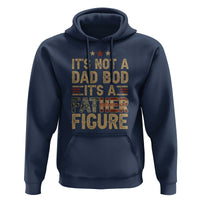 It's Not A Dad Bod It's A Father Figure Hoodie Funny Retro Vintage American Flag
