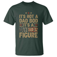 It's Not A Dad Bod It's A Father Figure T Shirt Funny Retro Vintage American Flag