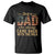 Just A Dad Who Always Came Back With The Milk T Shirt Retro American Flag