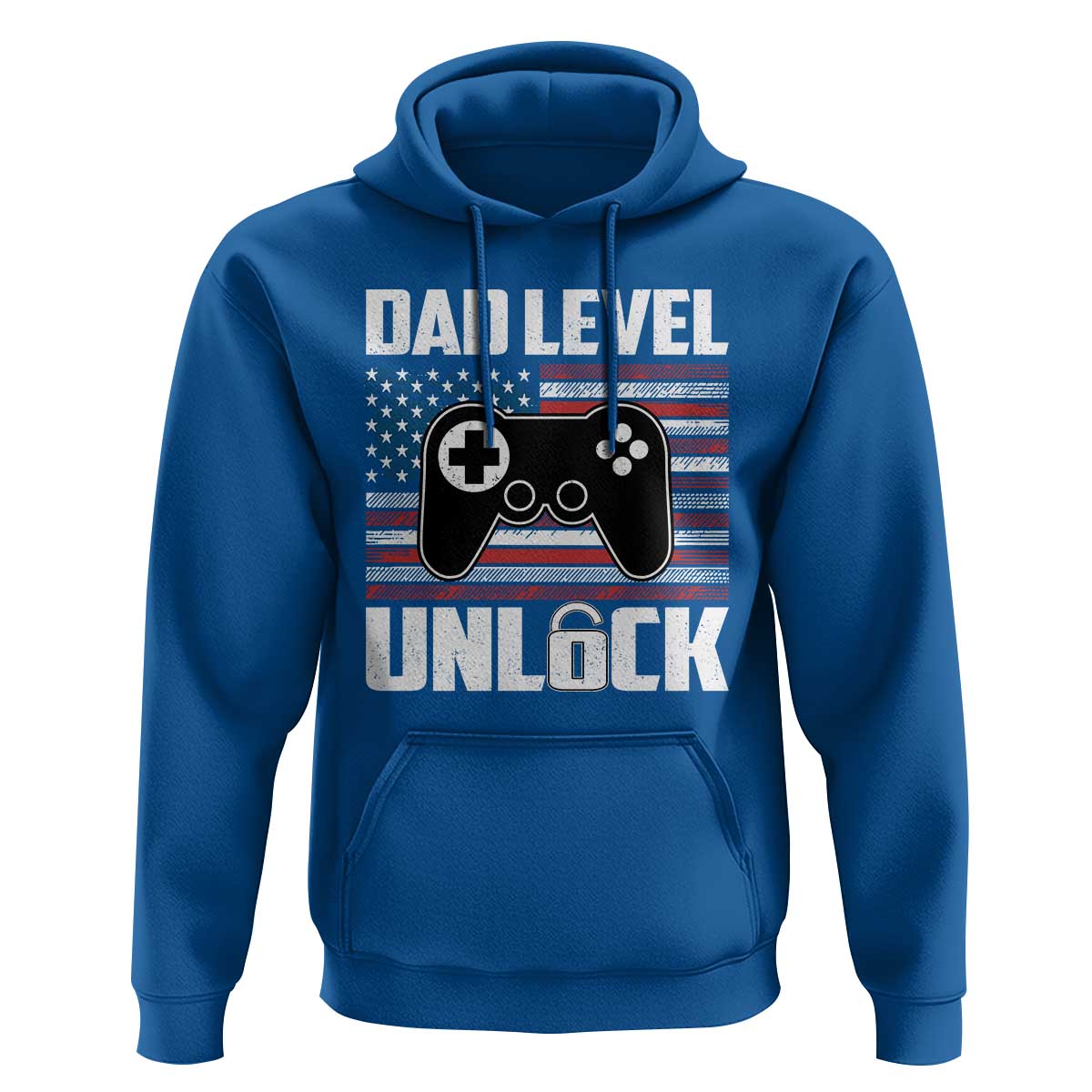 Funny New Dad Hoodie First Fathers Day Dad Level Unlocked Gaming Gamer - Wonder Print Shop