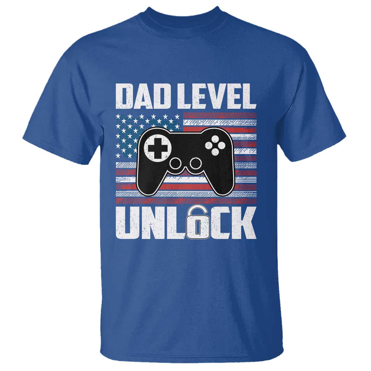 Funny New Dad T Shirt First Fathers Day Dad Level Unlocked Gaming Gamer - Wonder Print Shop