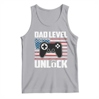 Funny New Dad Tank Top First Fathers Day Dad Level Unlocked Gaming Gamer - Wonder Print Shop