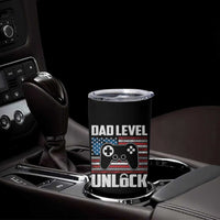 Funny New Dad Tumbler Cup First Fathers Day Dad Level Unlocked Gaming Gamer - Wonder Print Shop