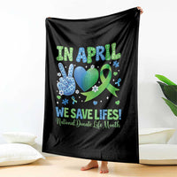 Donate Life Month Throw Blanket In April We Save Lives Organ Donation