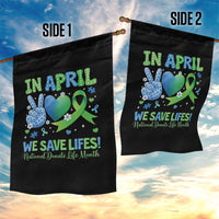 Donate Life Month Garden Flag In April We Save Lives Organ Donation