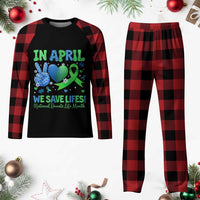 Donate Life Month Plaid Pajama Set In April We Save Lives Organ Donation
