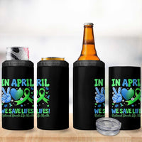 Donate Life Month 4 in 1 Can Cooler Tumbler In April We Save Lives Organ Donation