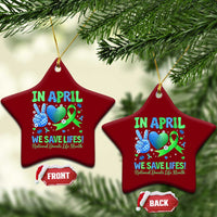Donate Life Month Ceramic Ornament In April We Save Lives Organ Donation