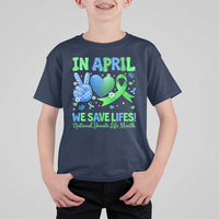 Donate Life Month T Shirt For Kid In April We Save Lives Organ Donation