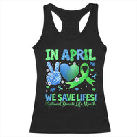 Donate Life Month Racerback Tank Top In April We Save Lives Organ Donation