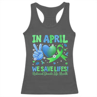 Donate Life Month Racerback Tank Top In April We Save Lives Organ Donation
