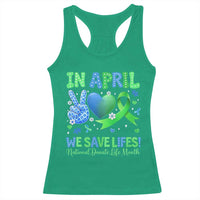 Donate Life Month Racerback Tank Top In April We Save Lives Organ Donation