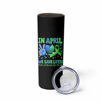 Donate Life Month Skinny Tumbler In April We Save Lives Organ Donation