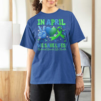 Donate Life Month T Shirt For Women In April We Save Lives Organ Donation
