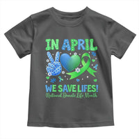 Donate Life Month Toddler T Shirt In April We Save Lives Organ Donation