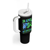 Donate Life Month Tumbler With Handle In April We Save Lives Organ Donation