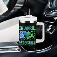 Donate Life Month Tumbler With Handle In April We Save Lives Organ Donation