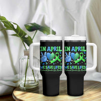 Donate Life Month Tumbler With Handle In April We Save Lives Organ Donation