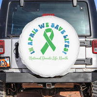 National Donate Life Month Spare Tire Cover Green Ribbon Organ Donation In April We Save Lives