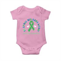 National Donate Life Month Baby Onesie Green Ribbon Organ Donation In April We Save Lives