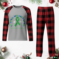 National Donate Life Month Plaid Pajama Set Green Ribbon Organ Donation In April We Save Lives