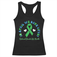 National Donate Life Month Racerback Tank Top Green Ribbon Organ Donation In April We Save Lives