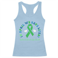 National Donate Life Month Racerback Tank Top Green Ribbon Organ Donation In April We Save Lives