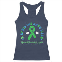 National Donate Life Month Racerback Tank Top Green Ribbon Organ Donation In April We Save Lives