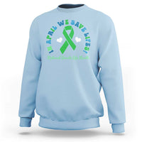 National Donate Life Month Sweatshirt Green Ribbon Organ Donation In April We Save Lives