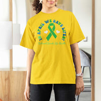 National Donate Life Month T Shirt For Women Green Ribbon Organ Donation In April We Save Lives