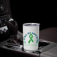 National Donate Life Month Tumbler Cup Green Ribbon Organ Donation In April We Save Lives