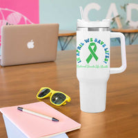 National Donate Life Month Tumbler With Handle Green Ribbon Organ Donation In April We Save Lives