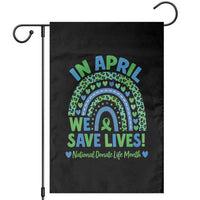 National Donate Life Month Garden Flag In April We Save Lives Organ Donation Support Green Ribbon